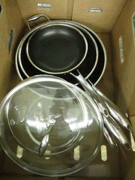 * Hexclad Fry Pan Set with Lids