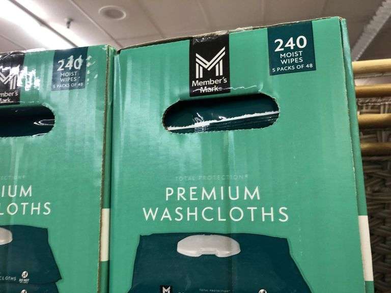 2) Premium Washcloths