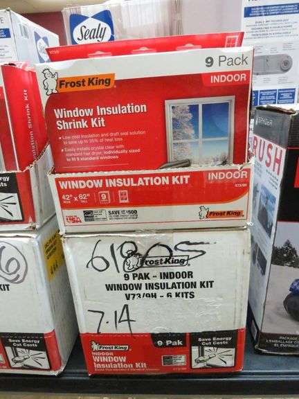 2) Frost King Window Insulation Kit Six Pack