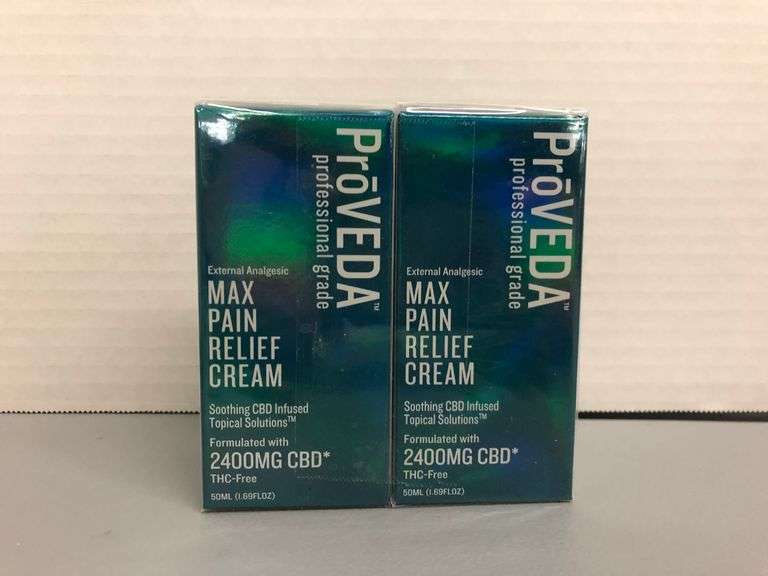 2) Proveda Professional Grade CBD Infused Max Pain Relief Cream
