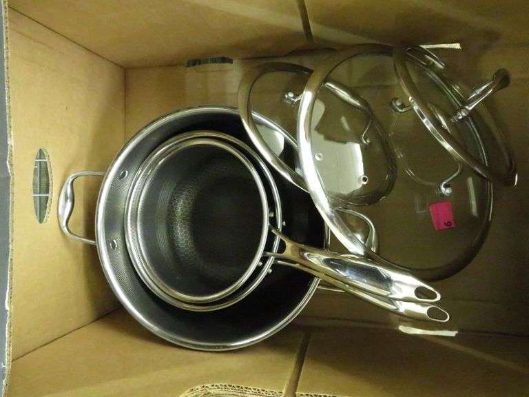 * Hexclad Six Piece Cookware Set