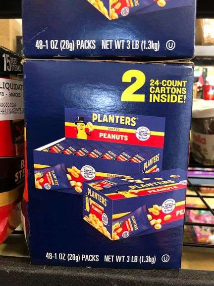 2) Planters Peanut Packs, Jack Links Original Beef Steaks