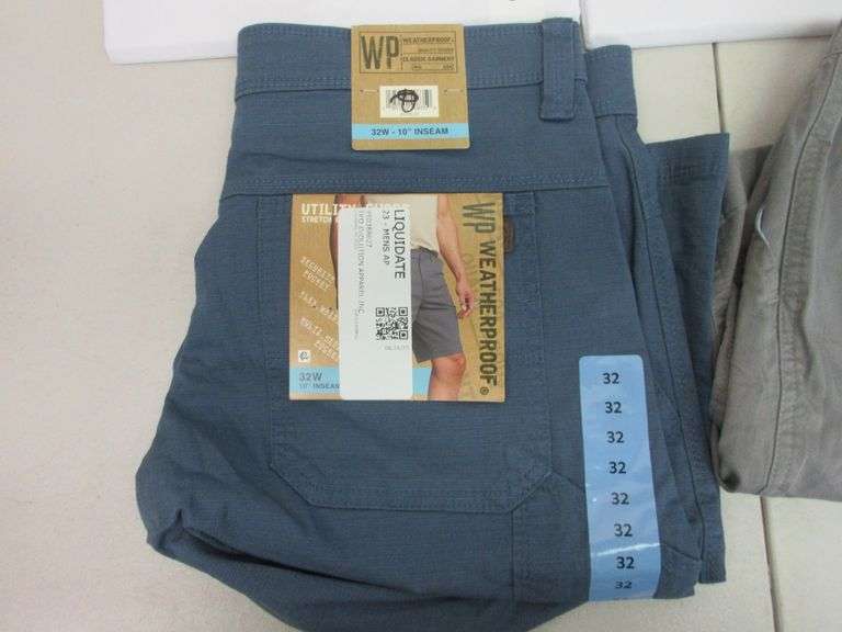 2) Performance Polo, WP Shorts, Chubbies Shorts, Free Country Gloves, Hanes Briefs 8-Pack