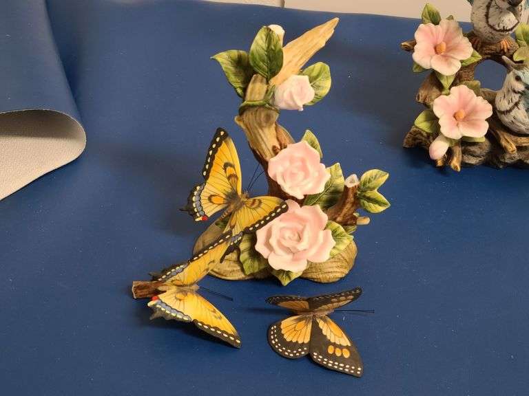 4) Figurines: 3) Birds, Butterfly