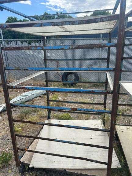 4) Shelves on Heavy Duty Casters