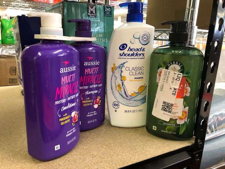 Aussie Shampoo And Conditioner, Head And Shoulders Shampoo, Herbal Essences Shampoo