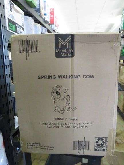 Spring Walking Cow