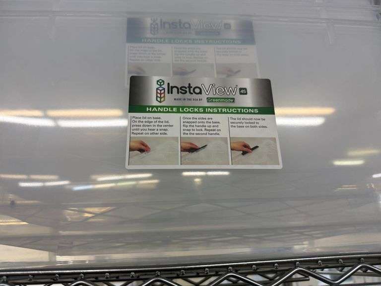 6) Plastic Totes
