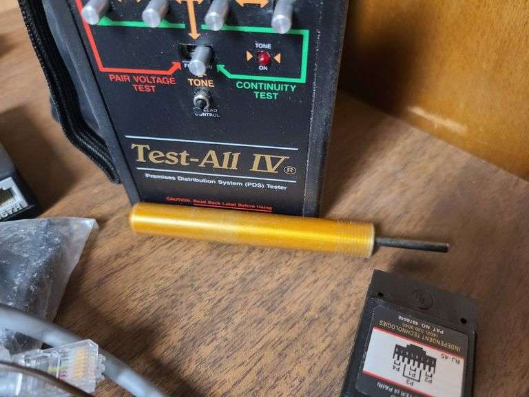 Test All System Tester, Crimp Die Set, Voltage Testers, Ratchet Hand Crimper and More