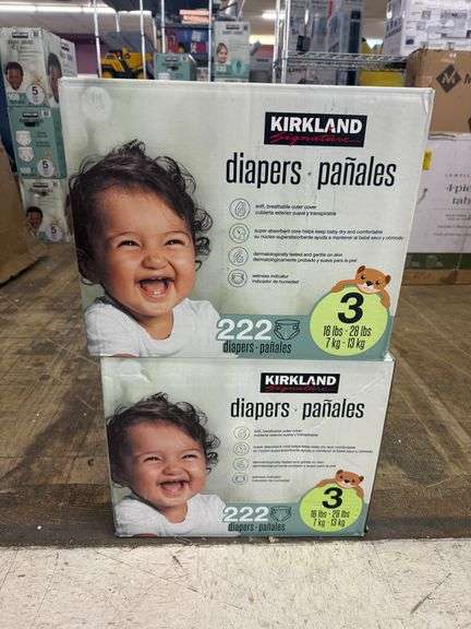* 2) Kirkland Diapers