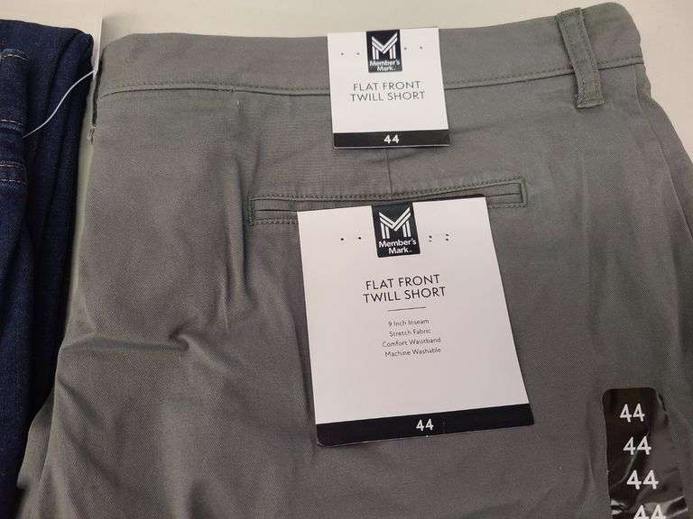 Stretch Denim Jeans and Twill Shorts