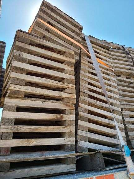 13) Wooden Pallets