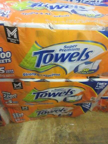 3) Super Premium Paper Towels