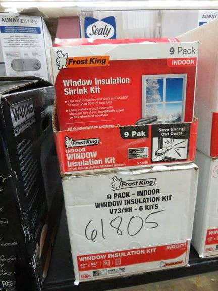 2) Frost King Window Insulation Kit Six Packs