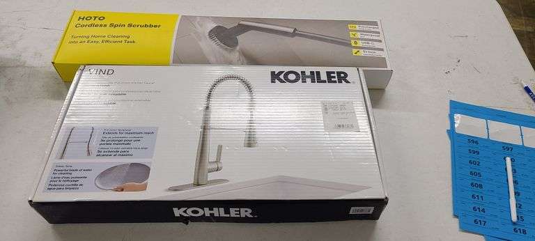 *Kohler Faucet,Cordless Spin Scrubber