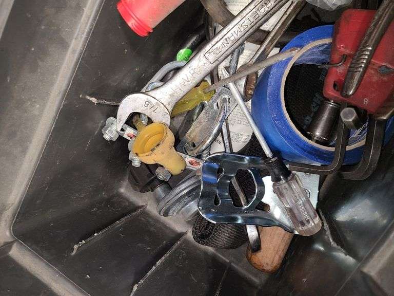 Toolbox with Contents: Gauges, Bits, Putty, More