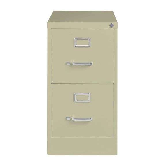 Hirsh 26.5" Deep 2 Drawer Letter Width Vertical Commercial Grade File Cabinet