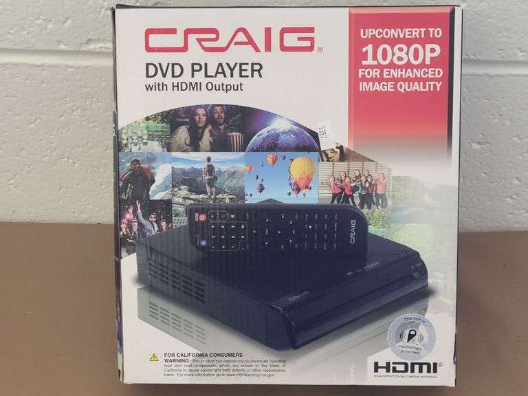 Craig DVD Player with GDMI Output