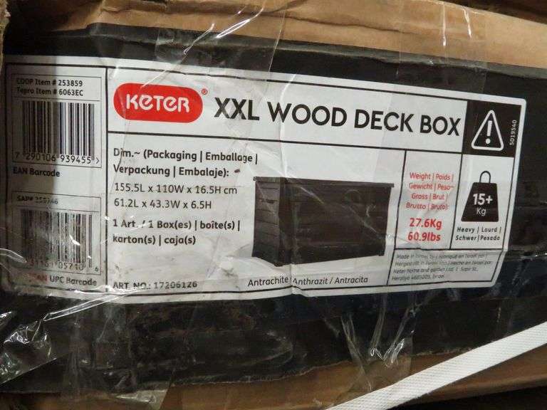 * Keter Deck Box