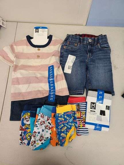 Boy's Pants, Short Set, Underwear, Cartwheel Shorts