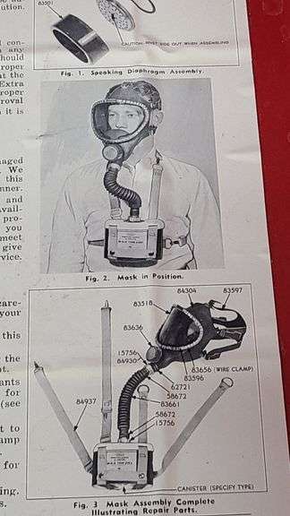 MSA Approved Industrial Gas Mask