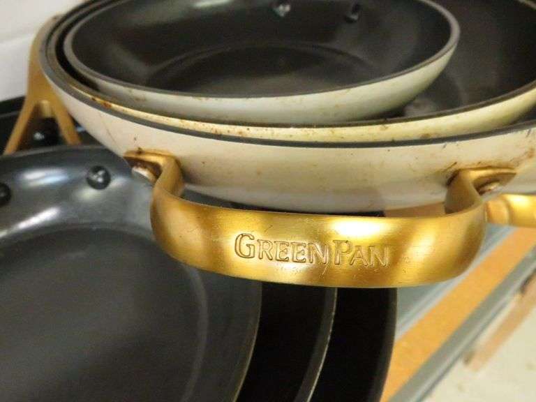 * 3) Greenpan Three Piece Fry Pan Sets