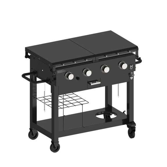* Four Burner Gas Griddle