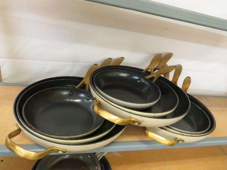 * 3) Greenpan Three Piece Fry Pan Sets