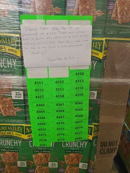 5) Nature Valley Granola Bars 49pk