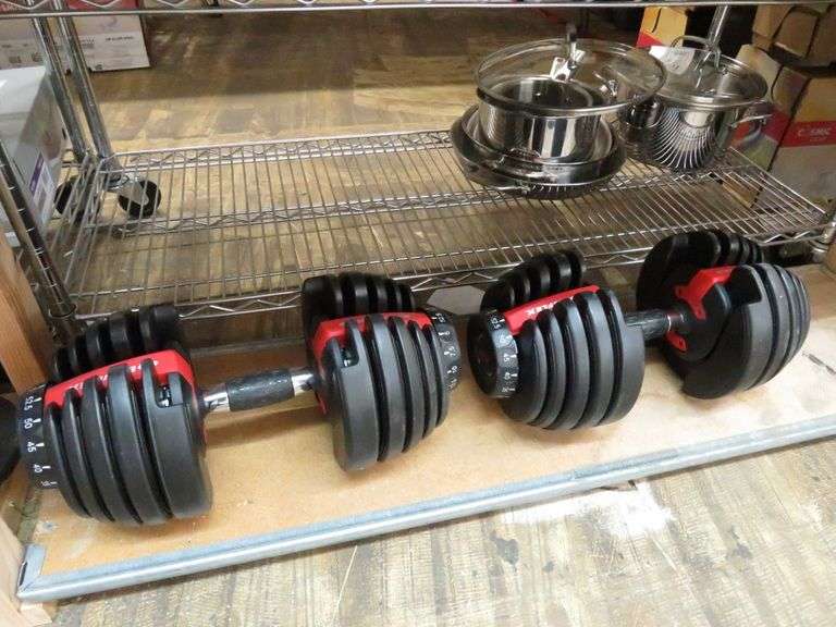 * 2) Bowflex SelecTech Adjustable Dumbbells