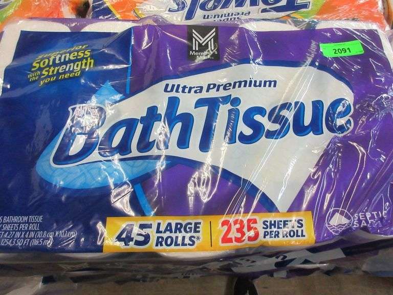 3) Ultra Premium Bath Tissue