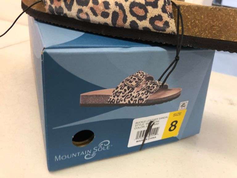 Mountain Sole Buckle Leather Sandal