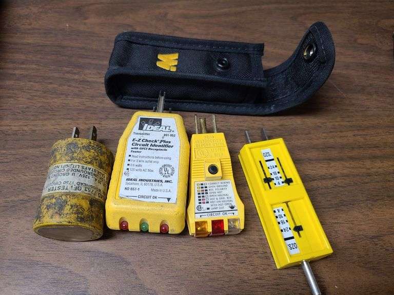 EZ Check Plus Circuit Identifier, Circuit GFI Tester, Receptacle Tension Tester, Outlet Circuit Test