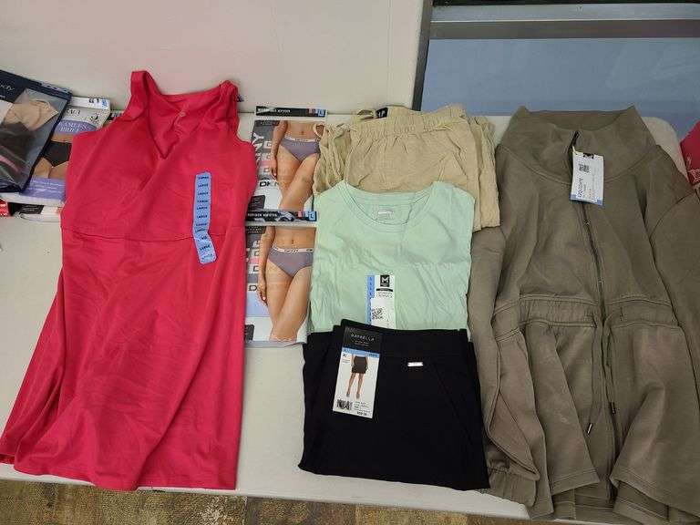 7) Women's Tank Dress, Skort, Shirt, Casual Pants, Hipsters, Jacket