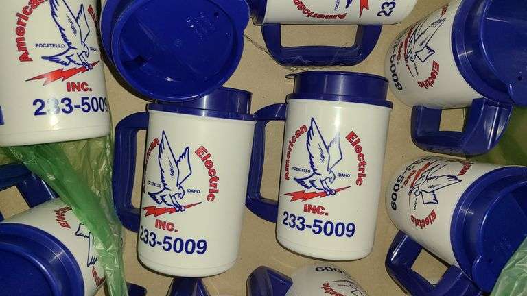 American Electric Plastic Mugs