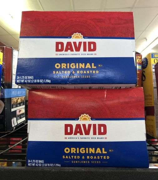 2) David Original Sunflower Seeds