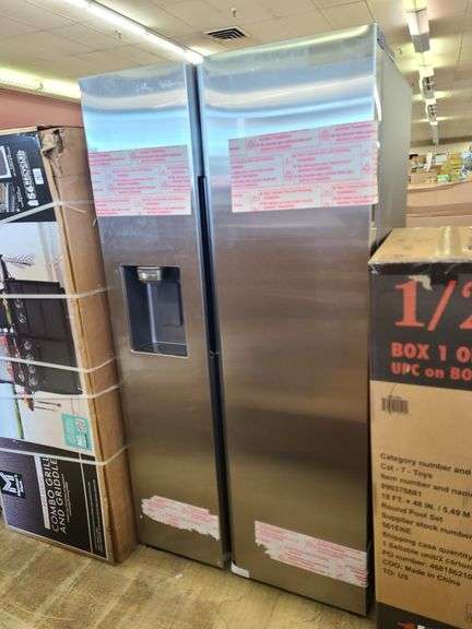 Samsung Large Capacity Side by Side Refrigerator - Prime Time Auctions ...