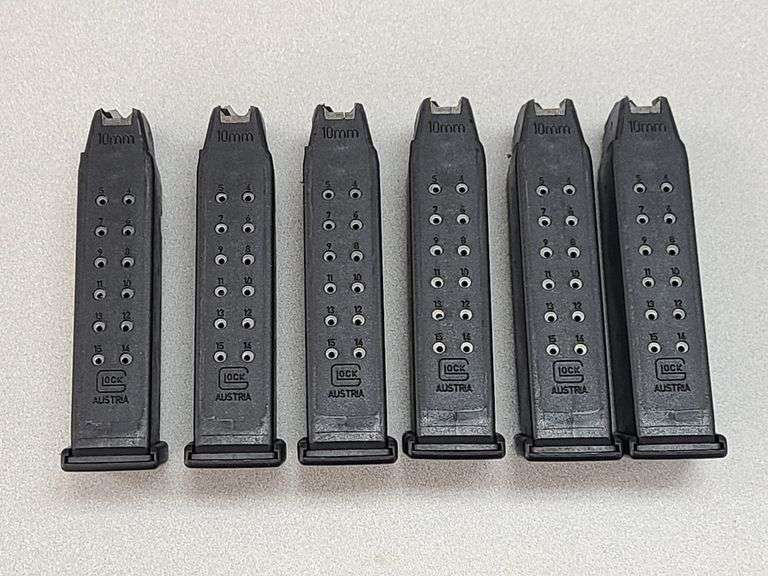 6) 10mm Magazines