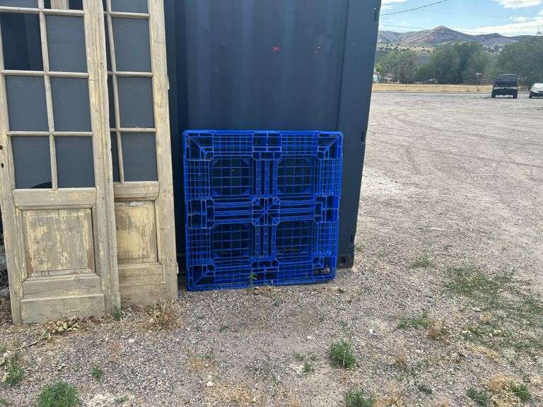 Large Wood Doors, Plastic Pallet, OSB