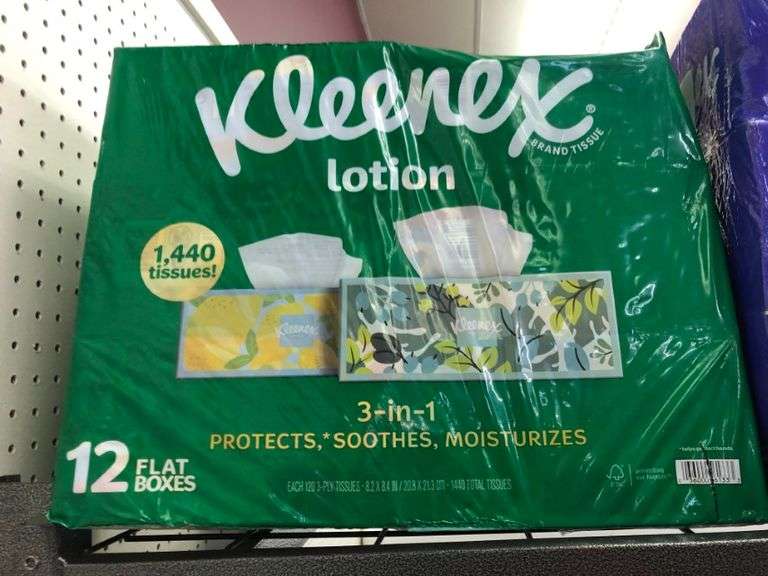 Kleenex Lotion Facial Tissue, Kleenex Ultra Soft Facial Tissue