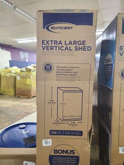 Suncast Extra Large Vertical Shed