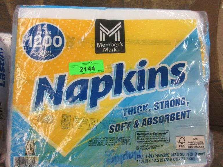 2) Napkins Think & Strong, Marathon Multi-Fold Paper Towels
