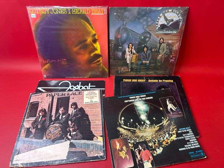 Three Dog Night, Quincy Jones, More Vinyl Records