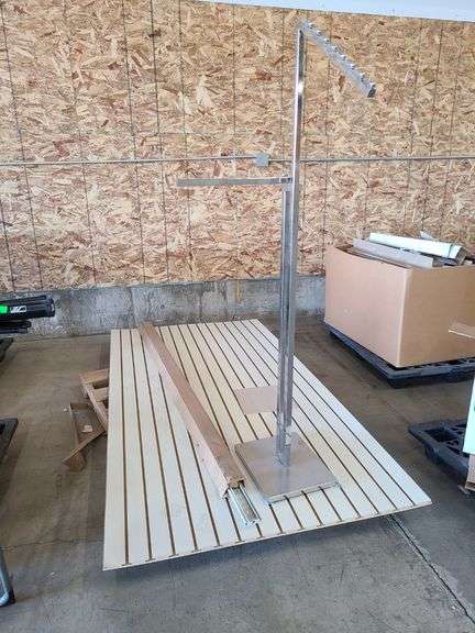 Pallet with Retail Display, Wood Panel