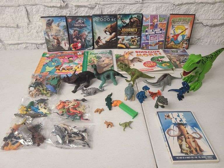 Dinosaur Figures, Books, Movies