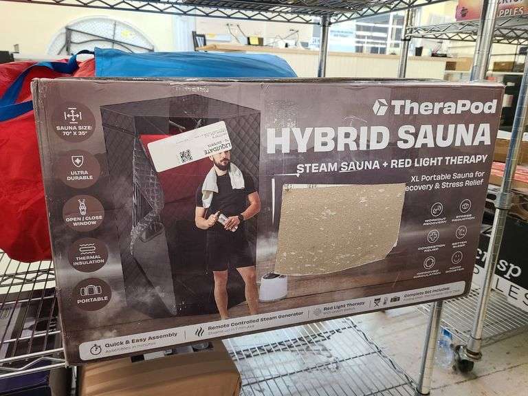 *Therapod Portable Steam Sauna with Red Light Therapy