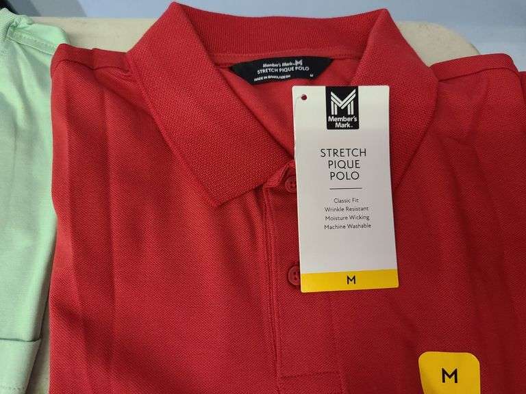7) Men's Swim Shorts, T-Shirts, Button Down Shirt