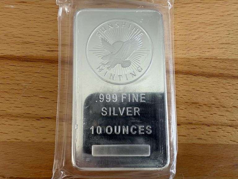 Sunshine Minting 10oz Silver Bar