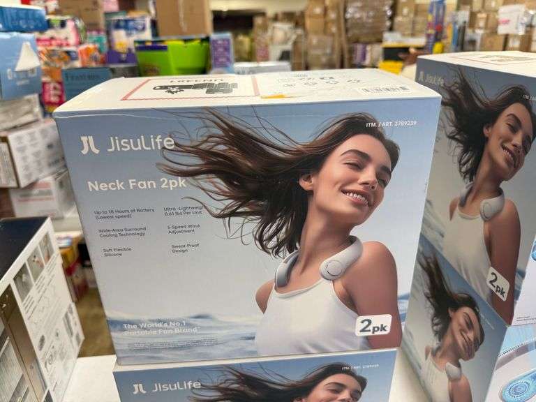 2) Jisulife Neck Fan Two Packs