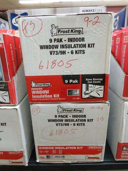 2) Frost King Window Insulation Kit Six Packs